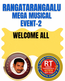 an advertisement for rangataraangalu mega musical event-2