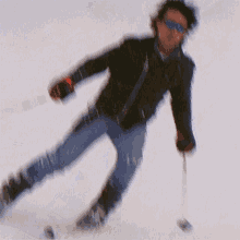 to skiing