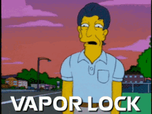 Joe Namath Vapor Lock GIF - Joe Namath Vapor Lock Simpsons GIFs