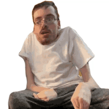 tongue out ricky berwick turn head look aside