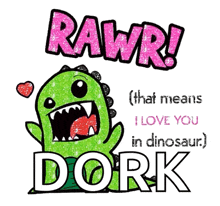 Rawr Dinosaur GIF - Rawr Dinosaur I Love You GIFs