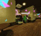 a screenshot of a video game with a message that says i love poob and prototype