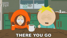 There You Go Kenny Mccormick GIF - There You Go Kenny Mccormick Butters Stotch GIFs