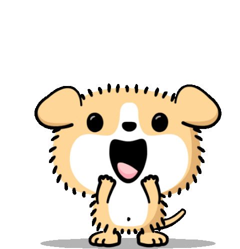Puppy Is So Excited Sticker - Because Baby Animals Cute Adorable Stickers