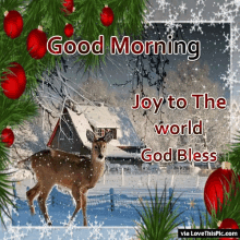 good morning joy to the world christmas music christmas songs singing