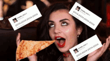charli xcx pizza pizza pizza eating eating pizza