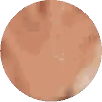 a close up of a person 's face in a pixelated circle