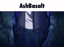 a picture of a man with the word ashbasalt on the bottom