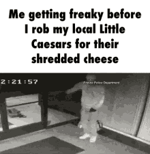 freaky little caesars shredded cheese rob cheese