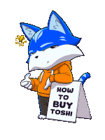 Toshi Cat Sticker