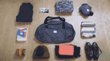 打包 行李 包包 收納 整理 GIF - Packing Luggage Duffel Bag GIFs