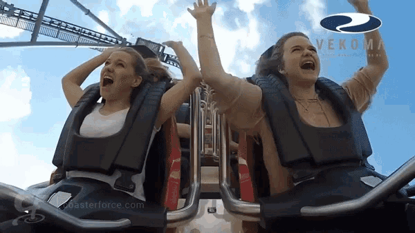 Scream Thrilling GIF - Scream Thrilling Roller Coaster - 发现和分享 GIF