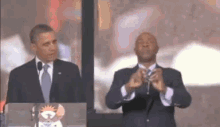 obama funny interpreter balloon tricks