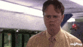 Dwight Schrute The Office GIF - Dwight Schrute The Office Work Bus GIFs