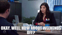 Superstore Amy Sosa GIF - Superstore Amy Sosa Okay Well How About Weekends Off GIFs