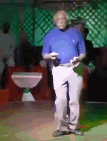 old man dancing