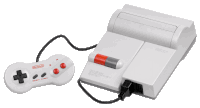 a white nintendo video game system with a controller attached