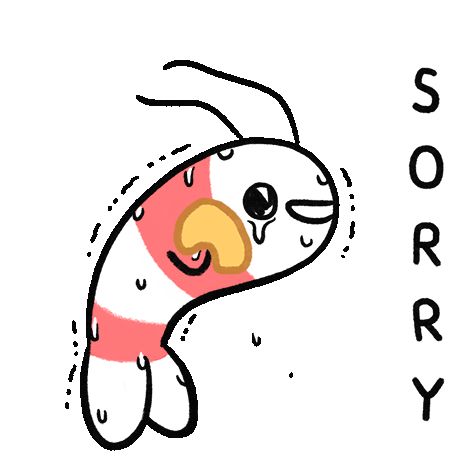 Sorry Im Sorry Sticker - Sorry Im Sorry Apology Stickers