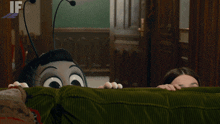 What Was That If Movie GIF - What Was That If Movie Peeking Over Couch GIFs