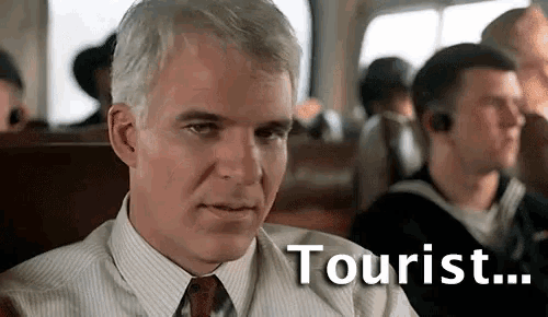 Smiling Friends: Are you a tourist? on Make a GIF