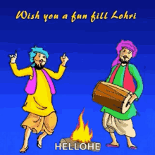 Happy Lohri To All Wishing You A Fun Fill Lohri GIF - Happy Lohri To All Wishing You A Fun Fill Lohri Hellohe GIFs