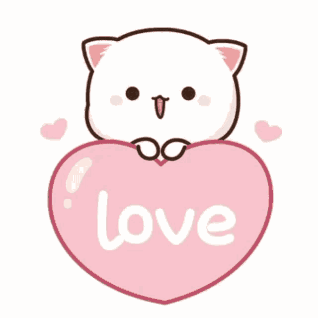 Love Peach GIF - Love Peach Peach Cat - Discover & Share GIFs