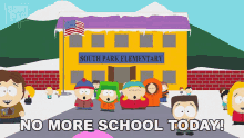 No More School Today Eric Cartman GIF - No More School Today Eric Cartman Stan Marsh GIFs