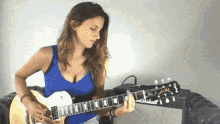 Laura Cox Guitar GIF - Laura Cox Guitar Money For Nothing GIFs
