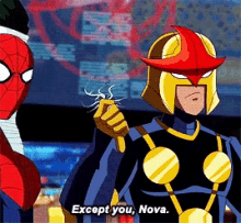 Ultimate Spiderman Except You GIF - Ultimate Spiderman Except You Nova GIFs