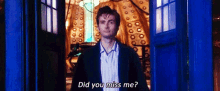 Did You Miss Me Doctor Who GIF - Did You Miss Me Doctor Who Tenth Doctor GIFs