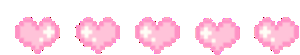 Pink Pixel Hearts Cute Lolita Kawaii Soft Sticker - Pink Pixel Hearts Cute Lolita Kawaii Soft Discord Pink Banner Stickers