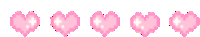 Pink Pixel Hearts Cute Lolita Kawaii Soft Sticker - Pink Pixel Hearts Cute Lolita Kawaii Soft Discord Pink Banner Stickers