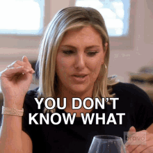 You Dont Know What Shes Gonna Do Gina Kirschenheiter GIF - You Dont Know What Shes Gonna Do Gina Kirschenheiter Real Housewives Of Orange County GIFs