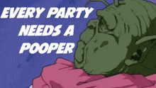 a cartoon of an old man with the words that 's why they invited you