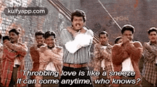 Throbbing Love Is Like A Sneezeit Can Come Anytime, Who Knows?.Gif GIF - Throbbing Love Is Like A Sneezeit Can Come Anytime Who Knows? Nerrukku Ner GIFs