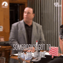Somebodys Got To Get The Phone Answer GIF - Somebodys Got To Get The Phone Answer Call Me GIFs