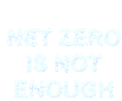 Net Zero Is Not Enough Climate Sticker - Net Zero Is Not Enough Climate Climate Change Stickers