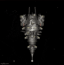 a computer generated image of a space ship with the words skill and issue above it