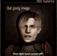 Resident Evil4 Your Right Hand Comes Off GIF - Resident Evil4 Your Right Hand Comes Off Right Hand GIFs