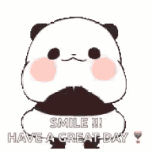 Smile Have A Great Day GIF - Smile Have A Great Day Panda GIFs