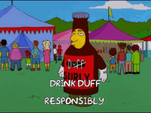 Drink Duff GIF - Drink Duff Responsibly GIFs