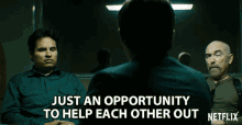 Just An Opportunity To Help Each Other Out Helping Each Other GIF - Just An Opportunity To Help Each Other Out Helping Each Other Helping Hands GIFs