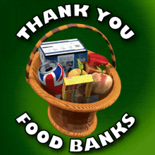 Thank You Food Banks Free Food GIF - Thank You Food Banks Food Bank Free Food GIFs