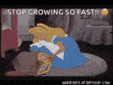 Growing Up Too Fast Alice In Wonderland GIF - Growing Up Too Fast Alice In Wonderland Stop Growing GIFs