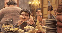 Stuffing Face With Cheese - Cheese GIF