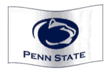 Penn State Hockey Flag Banner GIF