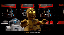 Lego Star Wars C3p0 GIF - Lego Star Wars C3p0 Goodness Me GIFs