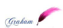 Graham Quill Sticker - Graham Quill Feather Stickers