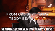 New Year Kiss GIF - New Year Kiss Stephen Colbert GIFs