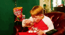 Yum GIF - Macaulay Culkin Home Alone Christmas GIFs